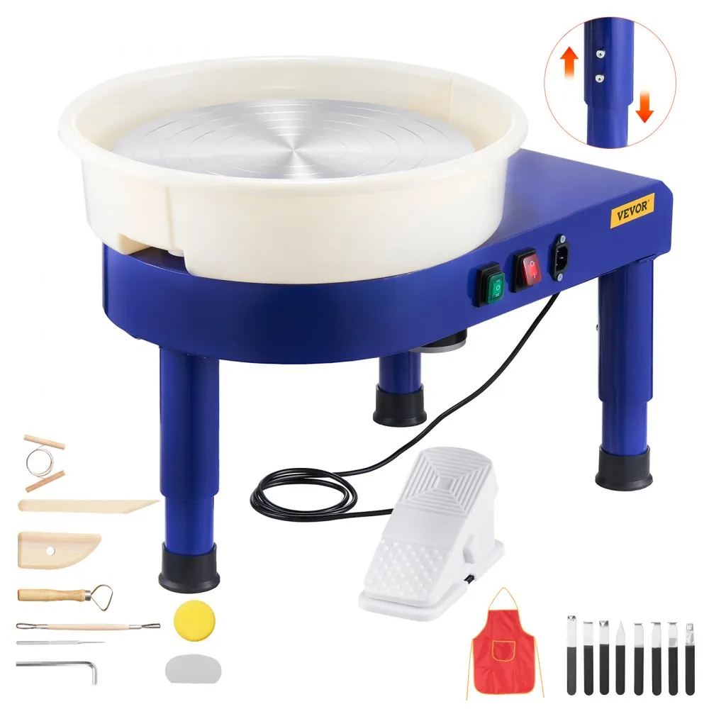 VEVOR 35CM Pottery Wheel – Electric Ceramic Wheel Machine