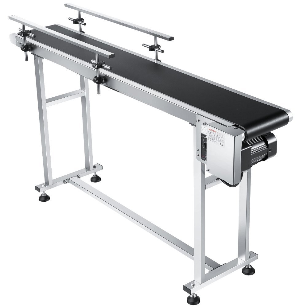 VEVOR Motorized Belt Conveyor 1498.6 x 198.1 mm Machine